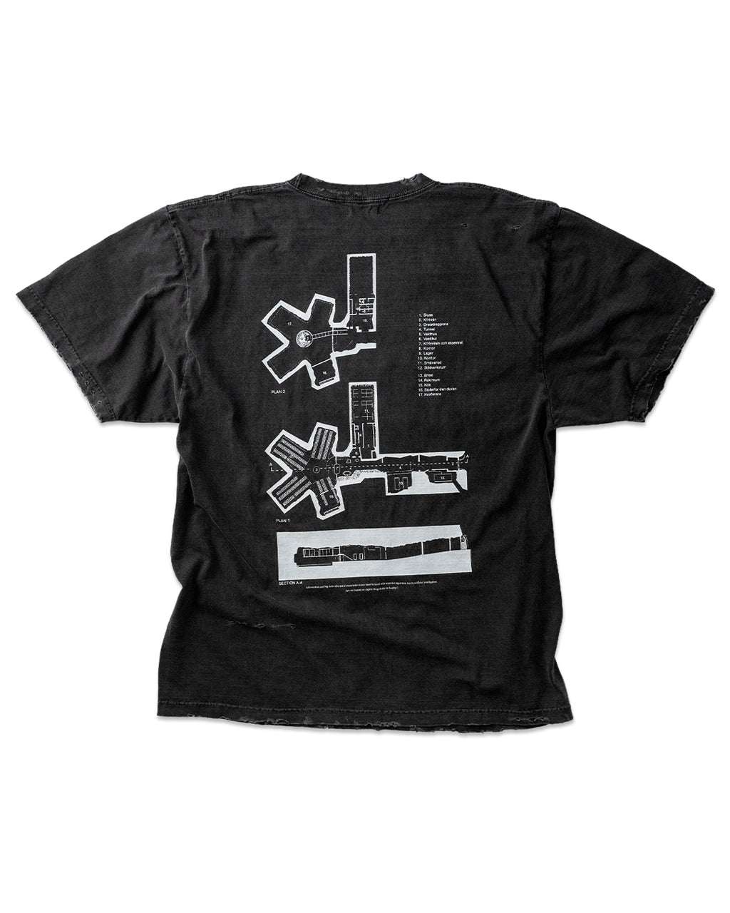 DATA CENTER TEE - VINTAGE BLACK(Damaged)
