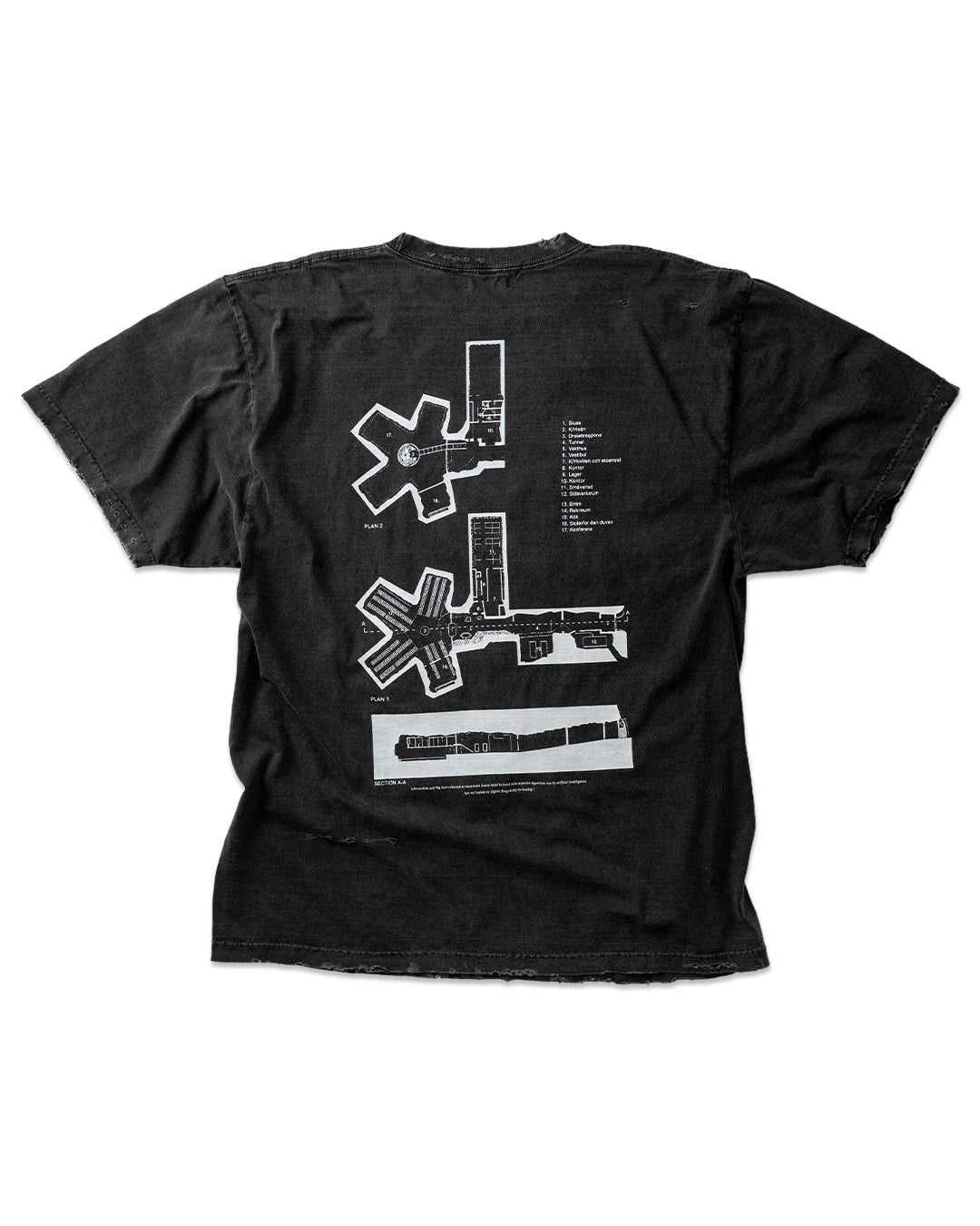 DATA CENTER TEE - VINTAGE BLACK(Damaged)