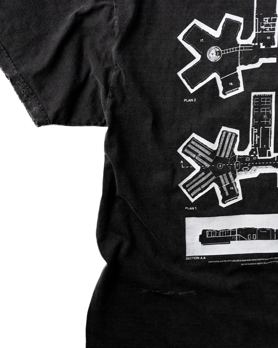 DATA CENTER TEE - VINTAGE BLACK(Damaged)
