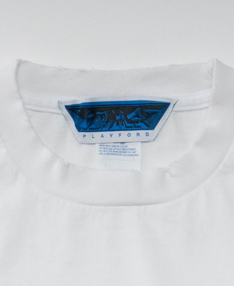 BOX MESSAGE TEE - WHITE (Damaged)
