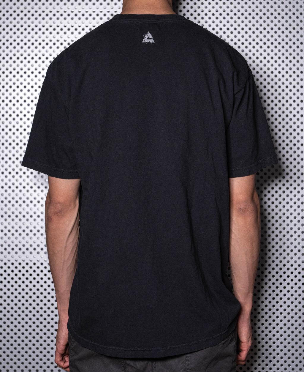 BOX MESSAGE TEE - BLACK (Damaged)