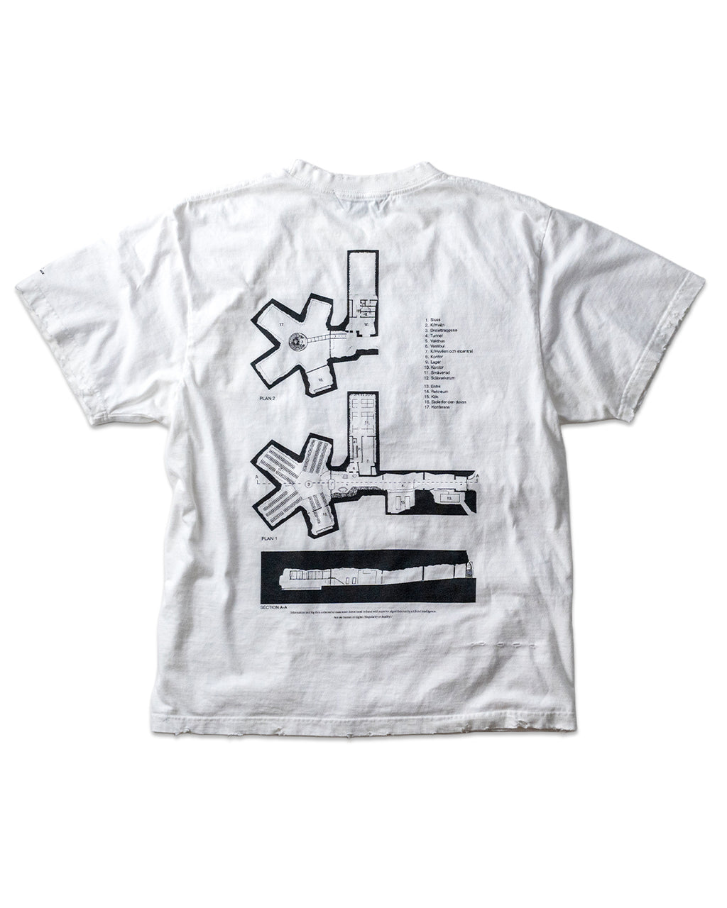 DATA CENTER TEE - VINTAGE WHITE (Damaged)