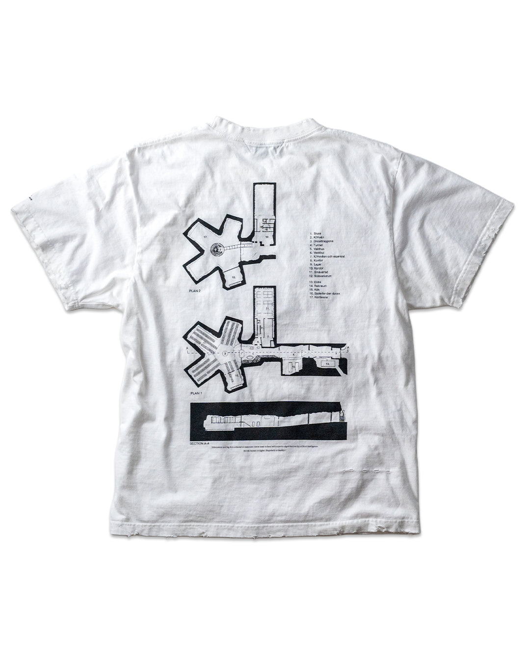 DATA CENTER TEE - VINTAGE WHITE (Damaged)