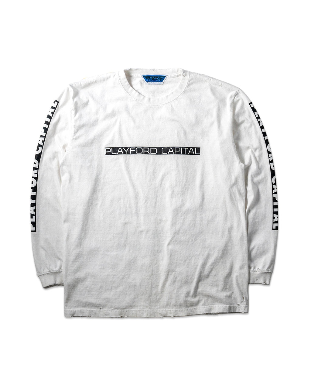 DATA CENTER LONG TEE - VINTAGE WHITE (Damaged)