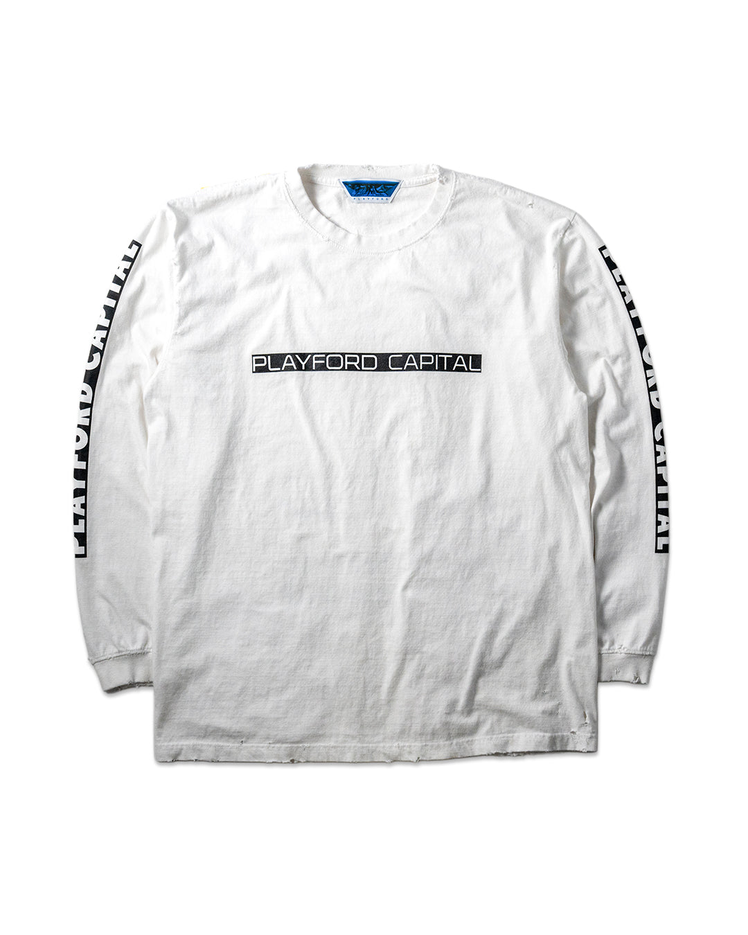 DATA CENTER LONG TEE - VINTAGE WHITE (Damaged)