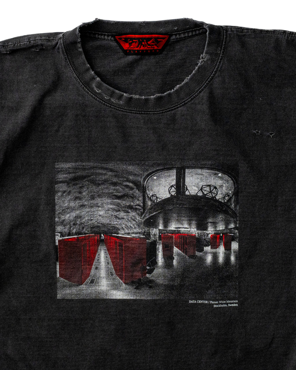 DATA CENTER TEE - VINTAGE BLACK(Damaged)