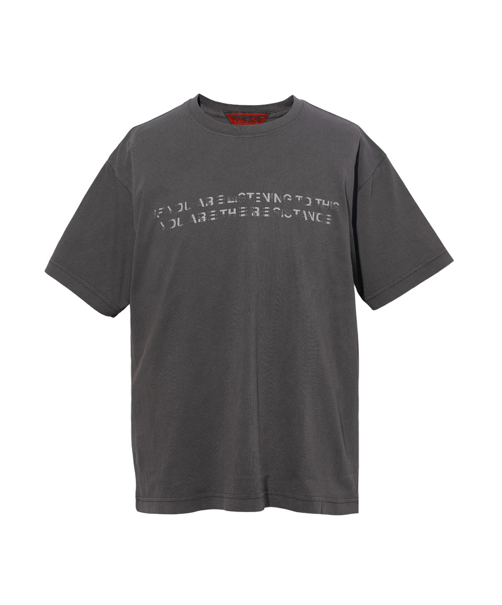 RESISTANCE PIGMENT TEE - DARK GREY
