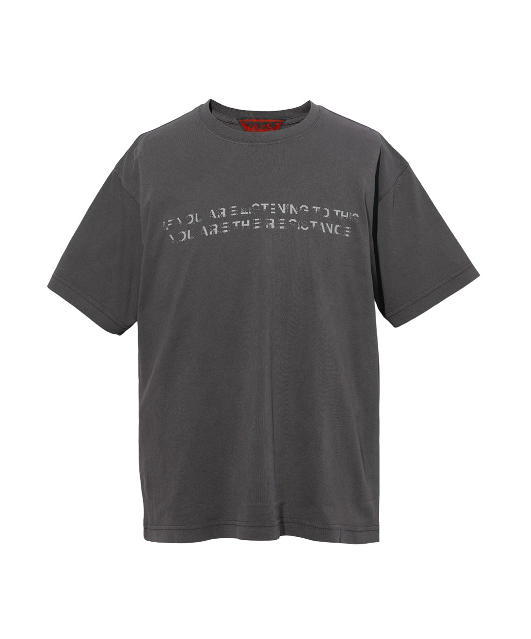 RESISTANCE PIGMENT TEE - DARK GREY