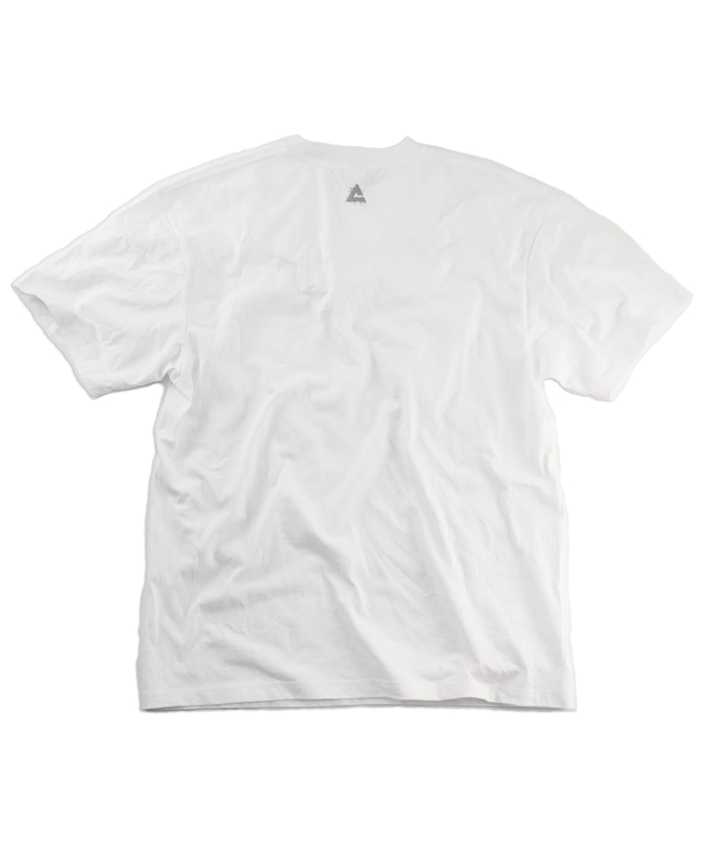 VERTICAL MESSAGE TEE - WHITE (Damaged)